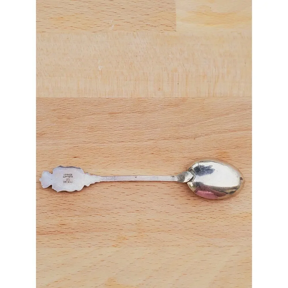 Klepa Arts Souvenir Collectable Sterling Silver Spoon Santa Barbara